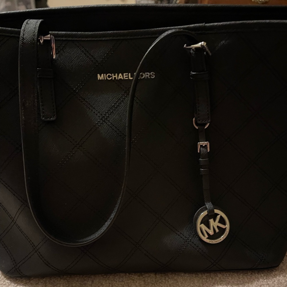 Gently used Michael Kors mid-size Black purse